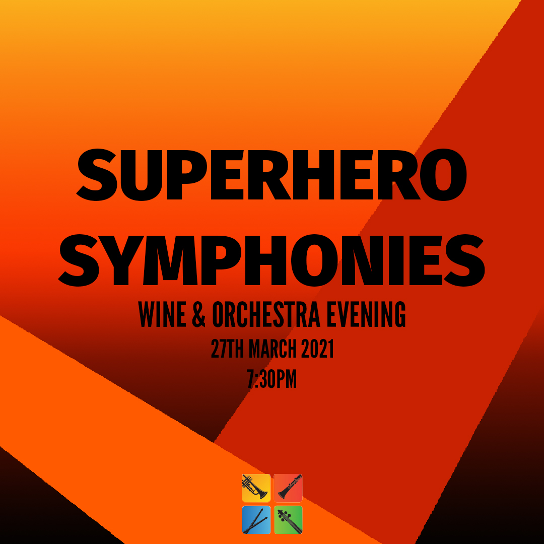 3 Person Table Superhero Symphonies -  Wine Tasting with Orchestra Live