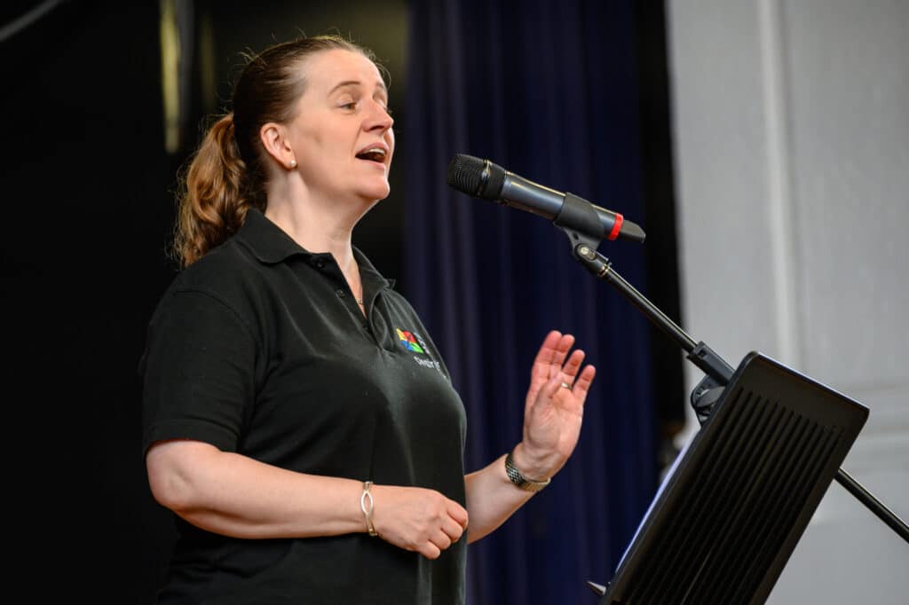 Choir Leader Ula Weber