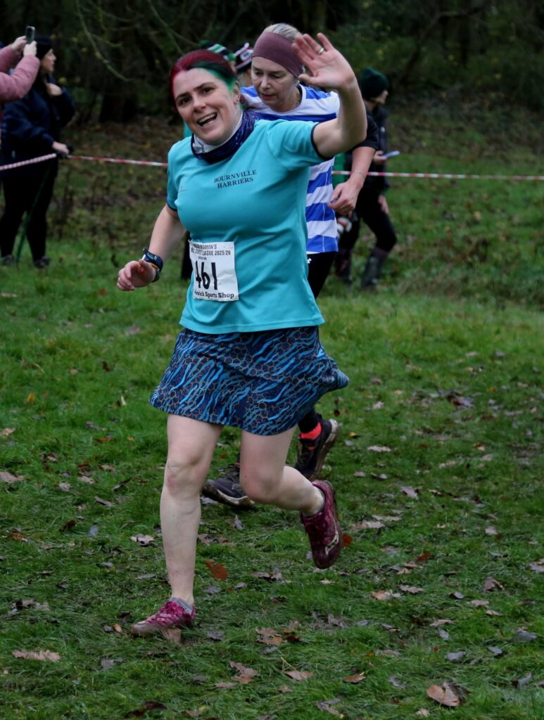 Anna McManus running two