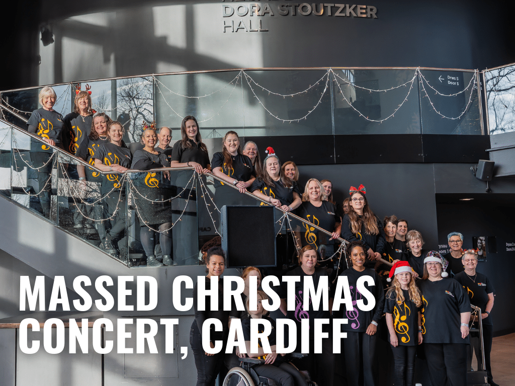 The People's Show Choir Newport at Dora Stoutzker Hall Cardiff