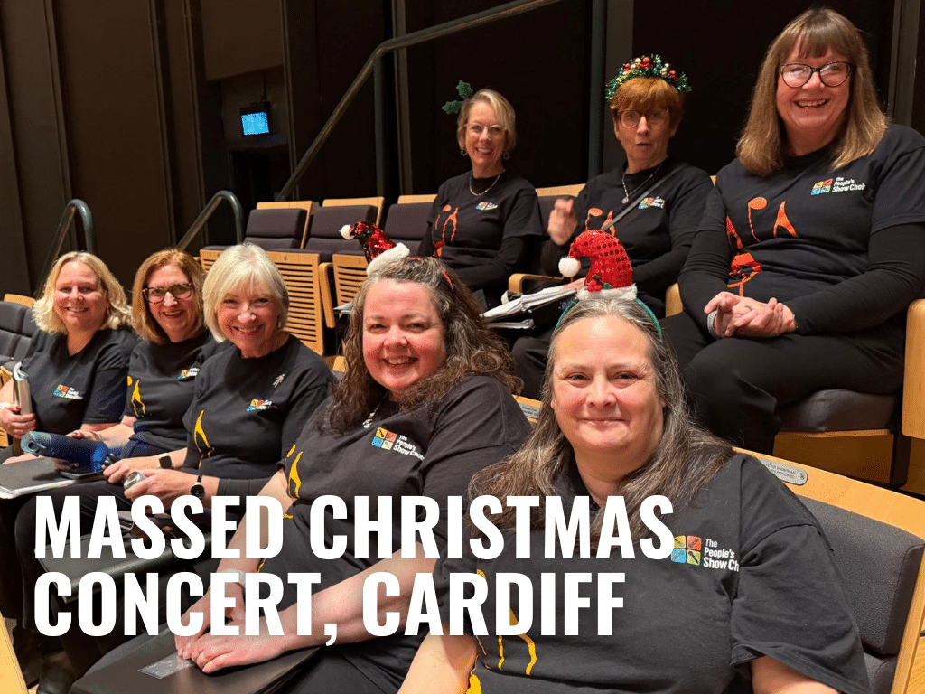 The People's Show Choir Newport at Dora Stoutzker Hall Cardiff