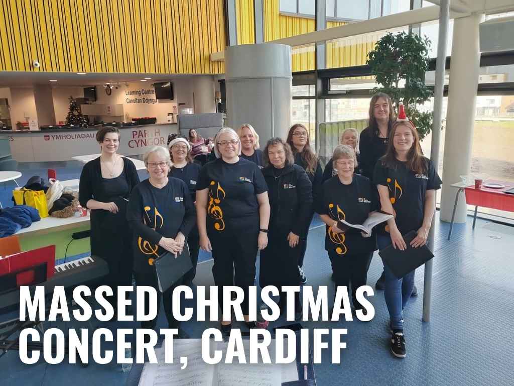 The People's Show Choir Newport at Dora Stoutzker Hall Cardiff