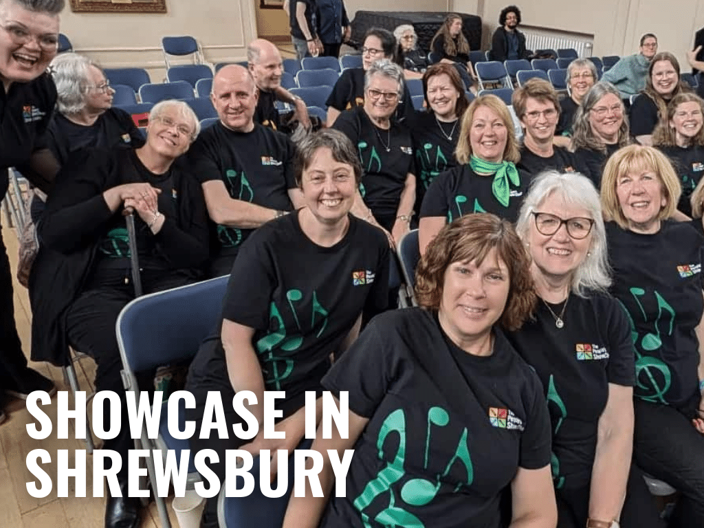 Choir in Brackley at Shrewsbury Showcase