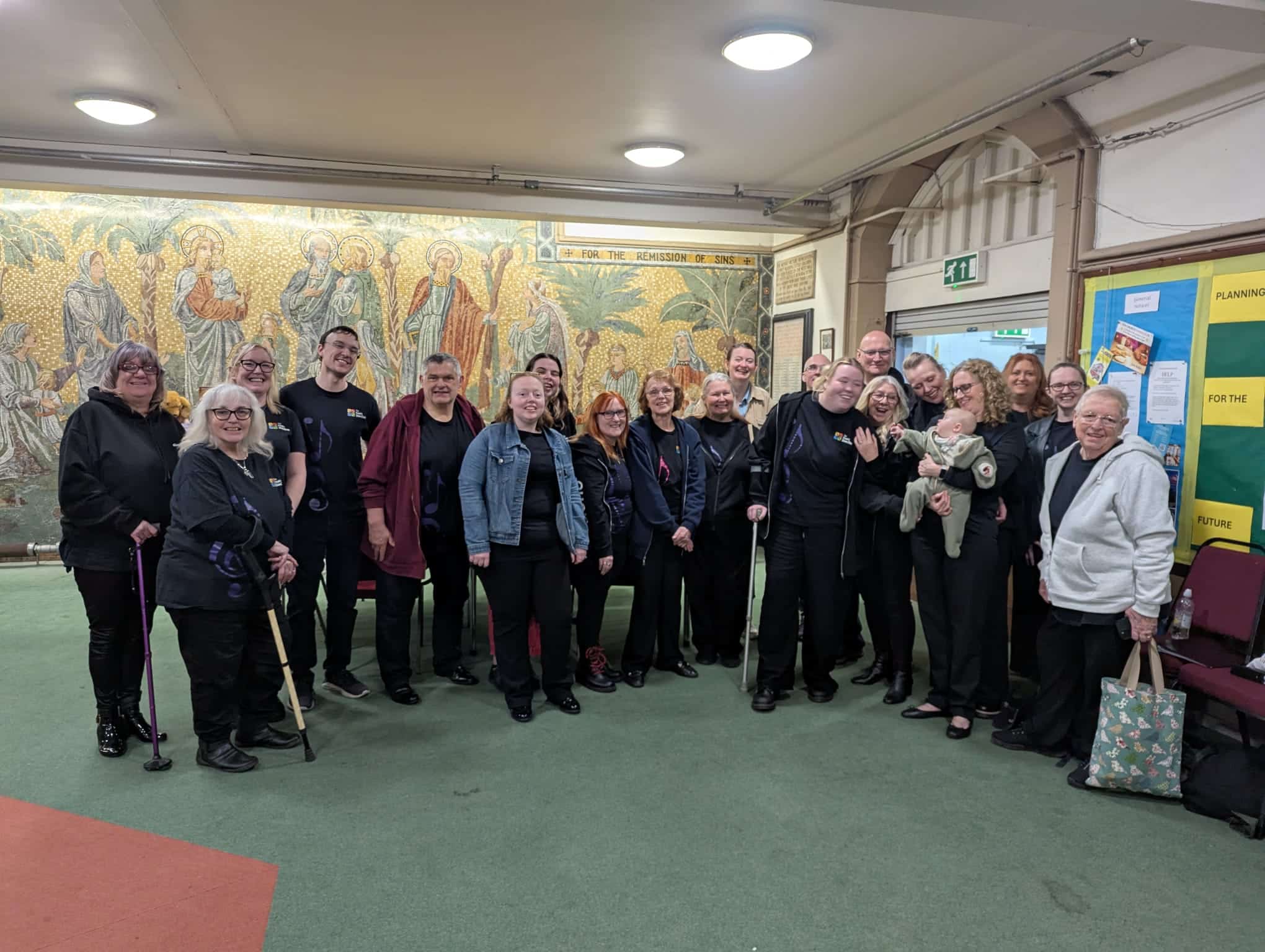 TPSC West Bromwich inside All Saints Church.