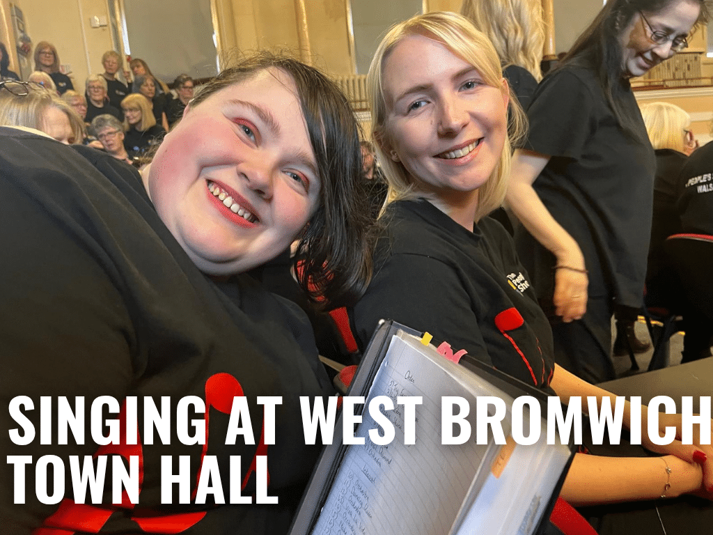 The People's Show Choir Walsall at West Bromwich Town Hall