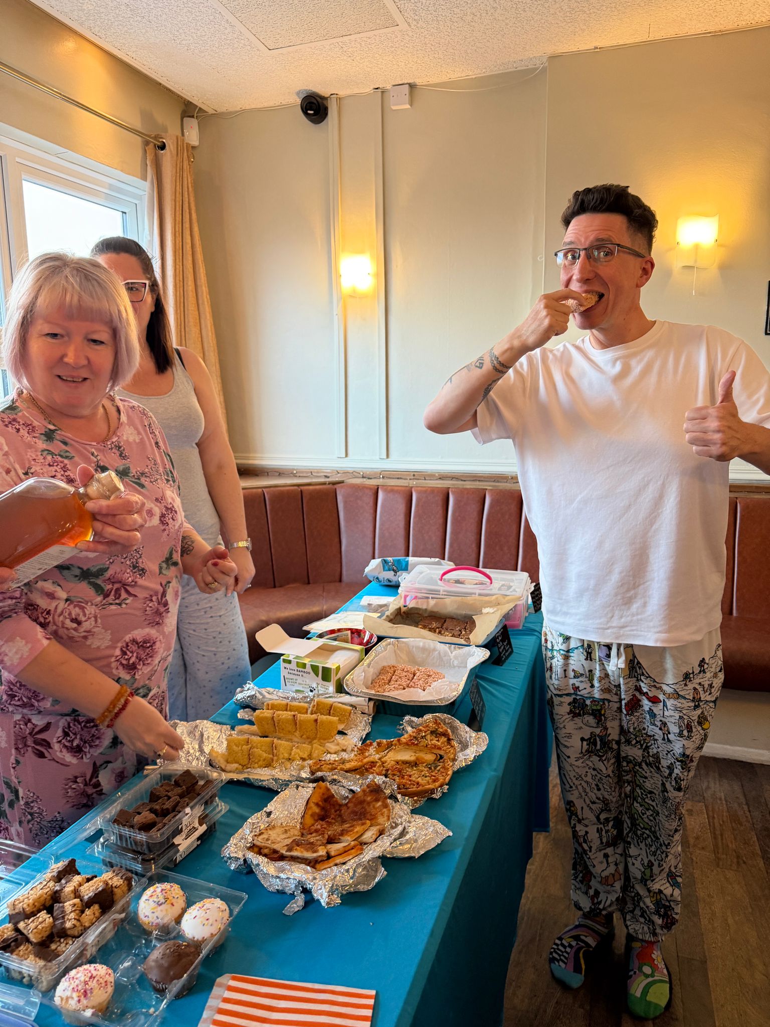 Food on table at TPSC Halesowen