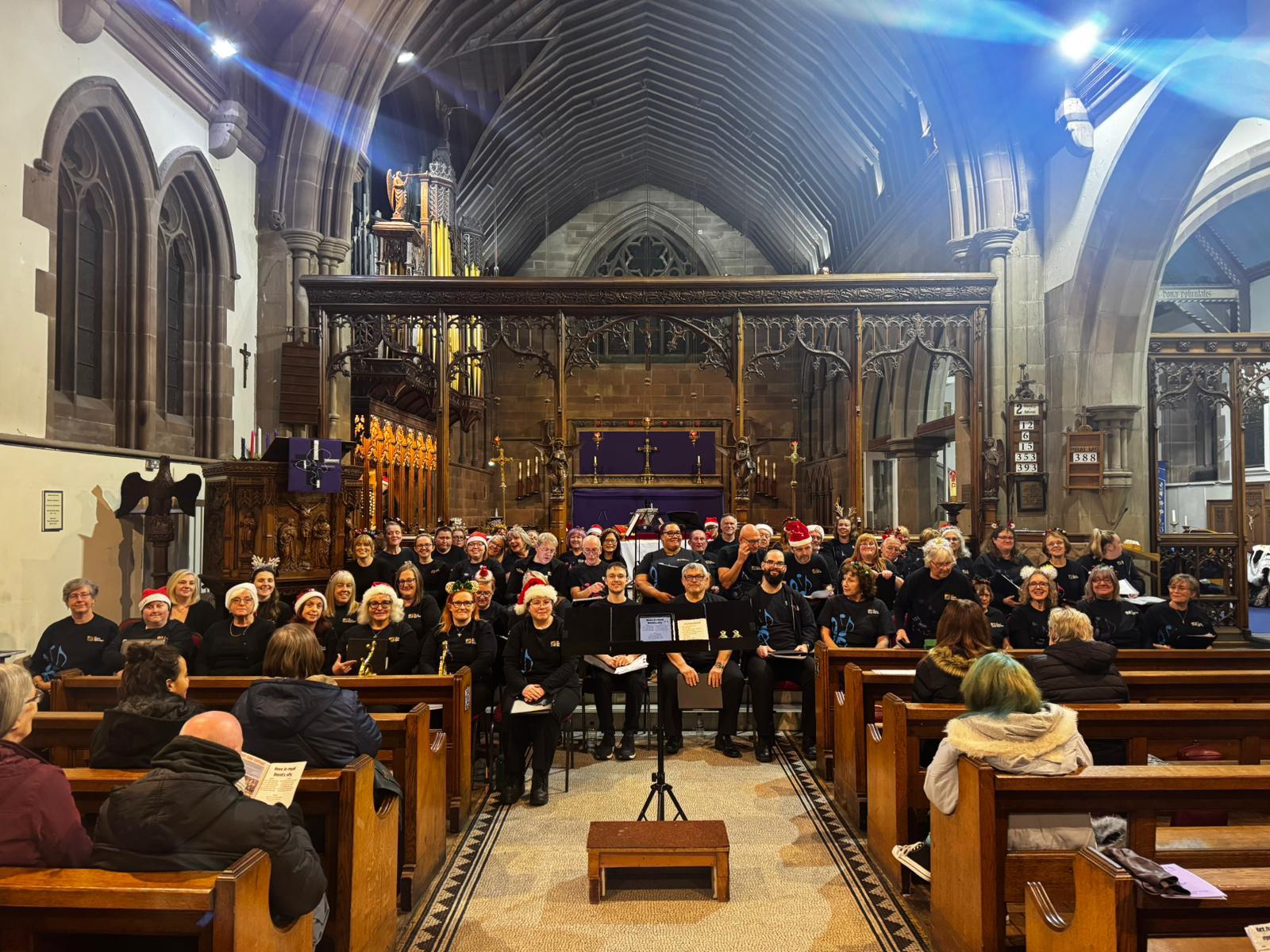 The People's Show Choir West Bromwich performing at All Saints Church