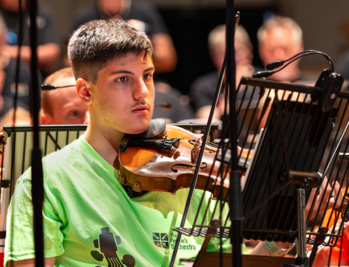 Inspiring schoolboy’s talent on violin being nurtured at community orchestra