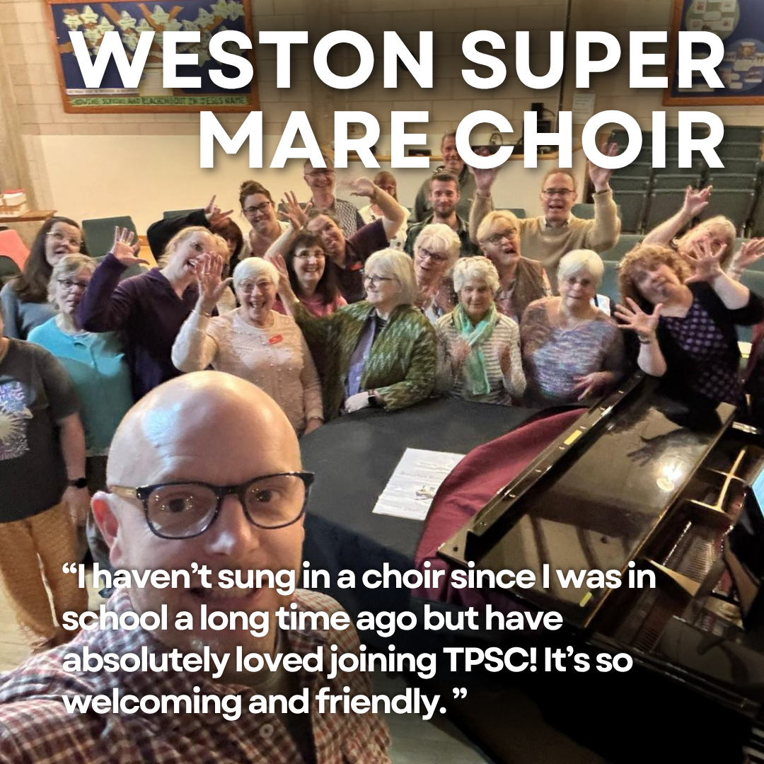WESTON-SUPER-MARE CHOIR The People's Show Choir Weston-super-Mare Choir Selfie