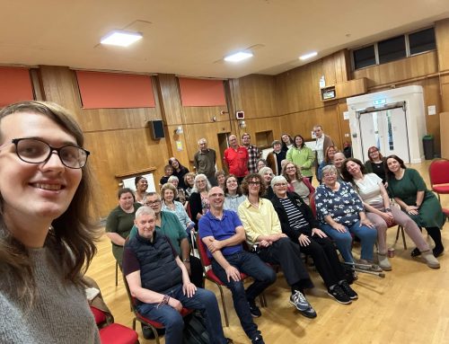 Meet the choir where they arrive tired from work and leave feeling energised